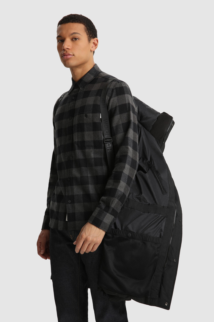 Teton Padded Parka in Ripstop Cotton Black photo 7 | Woolrich