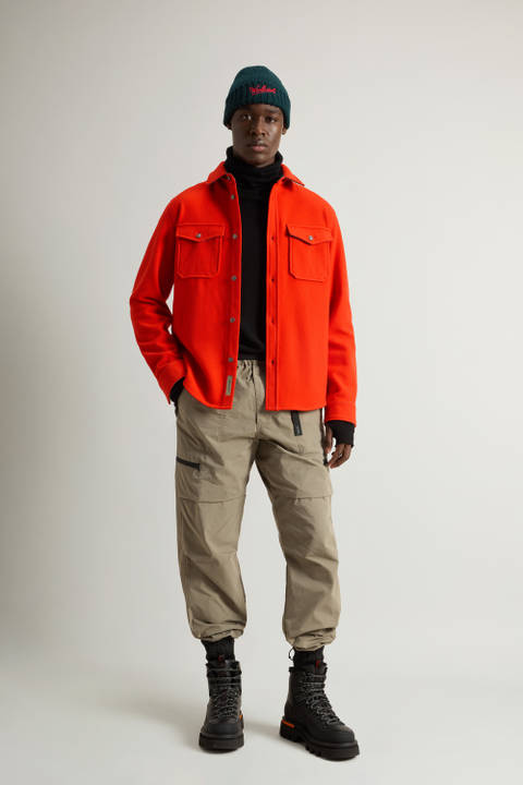 Alaskan overhemdjack van wolmix Oranje | Woolrich