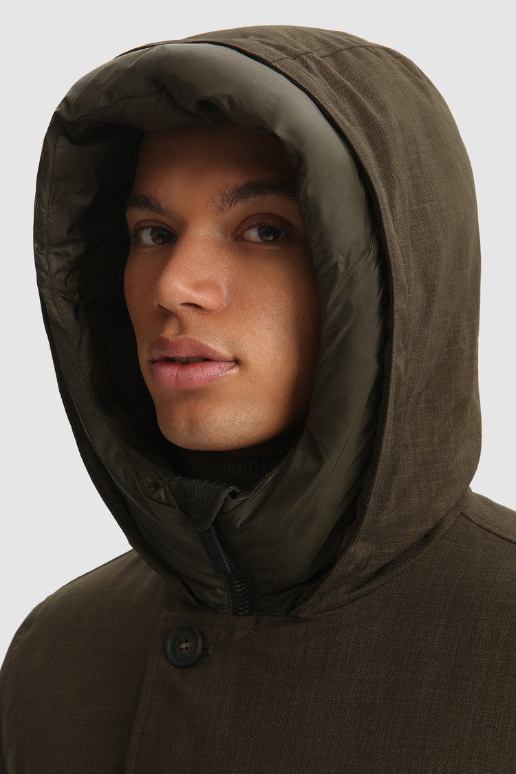 Parka City en tissu haute performance effet laine