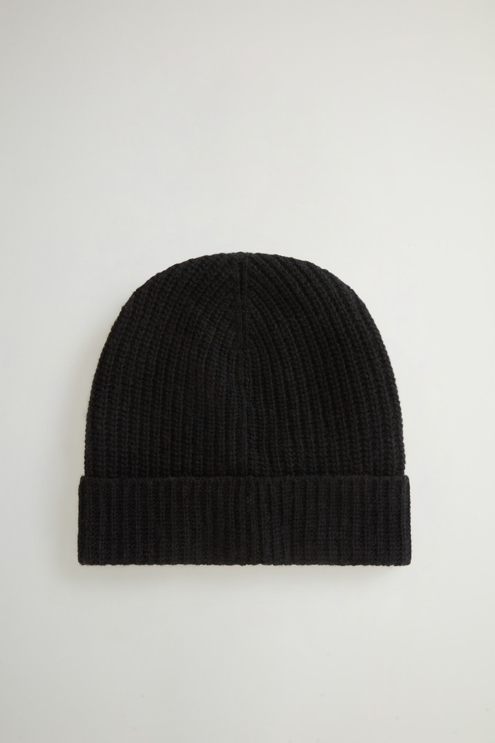 Merino Virgin Wool-Blend Beanie Black photo 2 | Woolrich