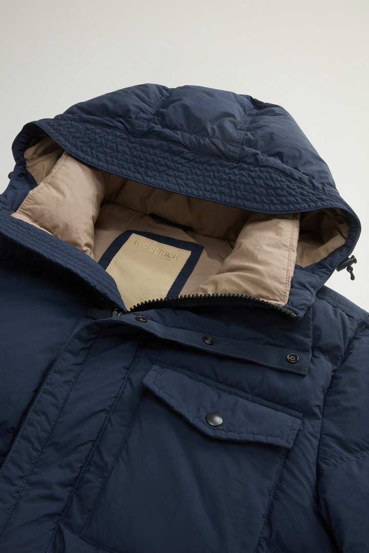 Parka trapuntato in nylon tinto in capo Blu photo 6 | Woolrich