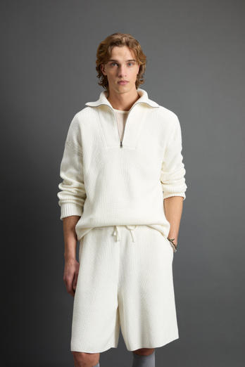 Pure Cotton Sweater by Todd Snyder White | Woolrich