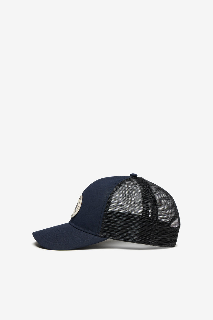 Baseball-Kappe aus recyceltem Gewebe mit Logo Blau photo 2 | Woolrich