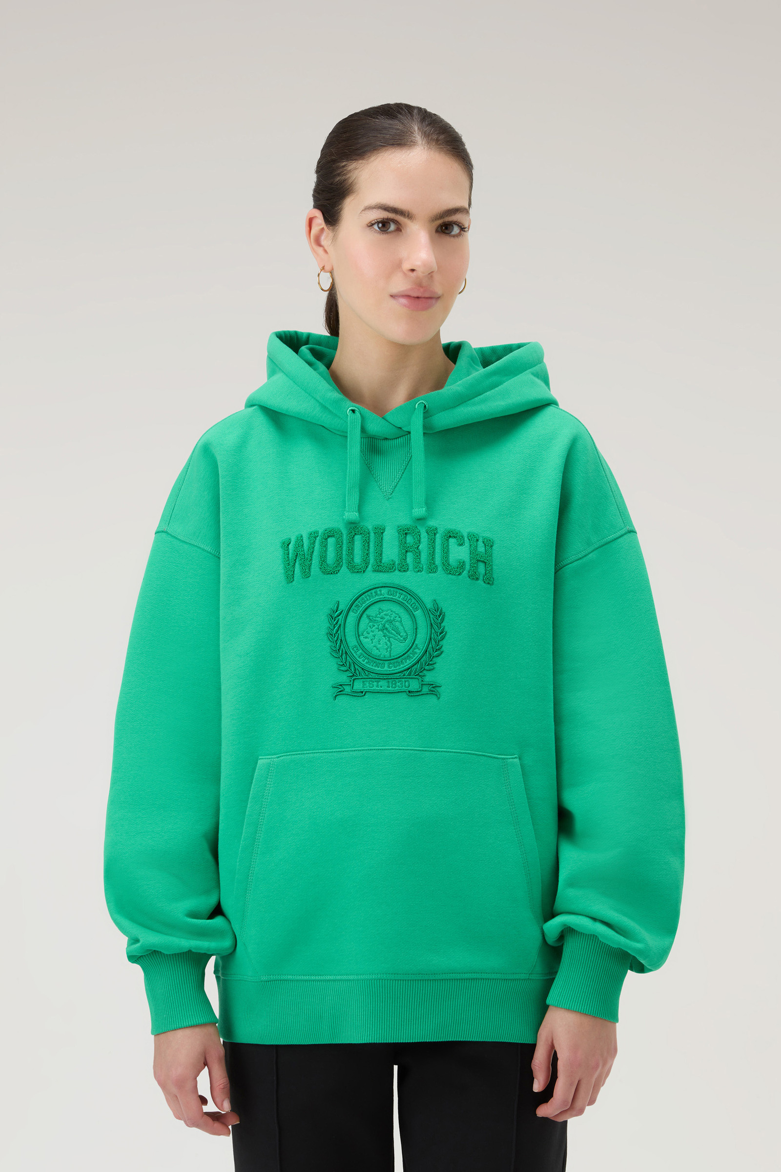 Cotton hoodie by Woolrich