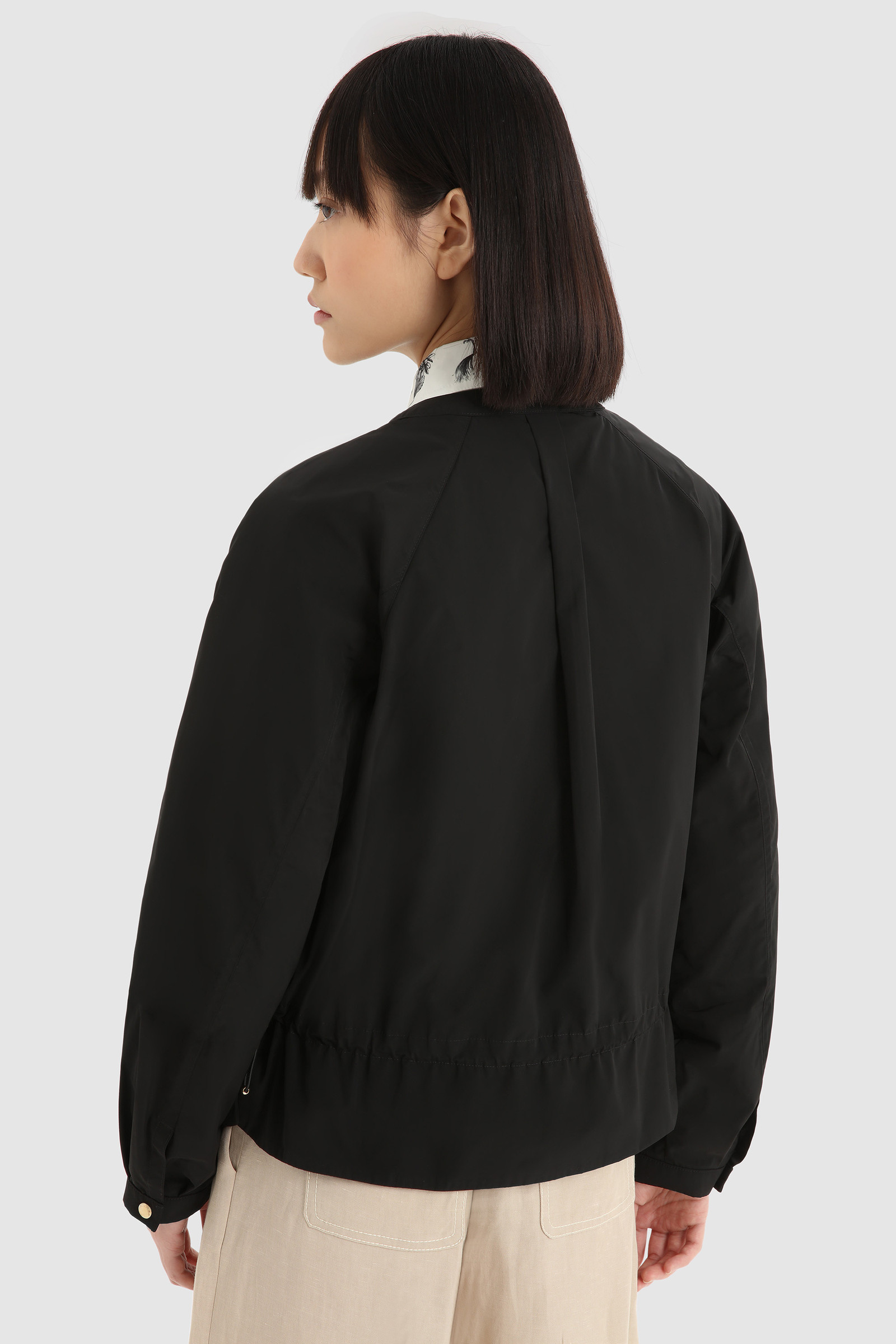 City Light Bomber with Drawstring Black photo 3 | Woolrich