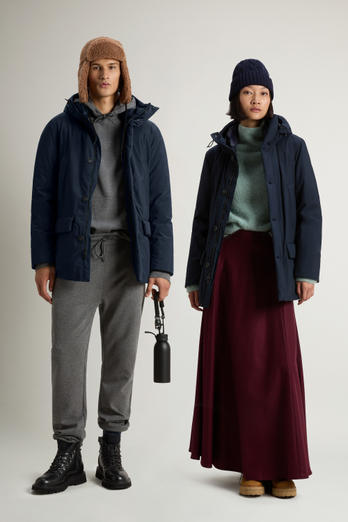 Cloud Arctic Parka with Hood Blue | Woolrich