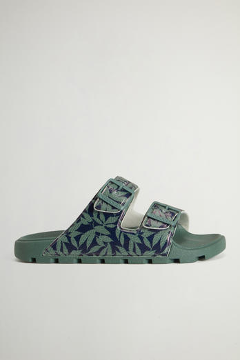 Sandales en caoutchouc à double bride Multicolore | Woolrich