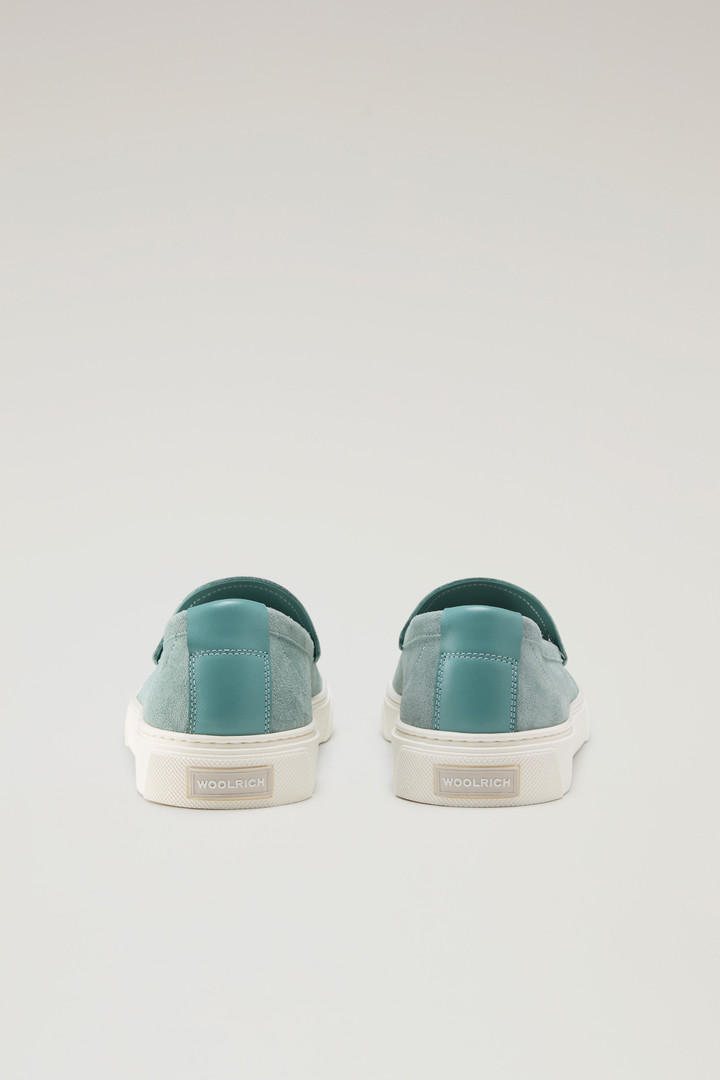 Suede Leather Loafers Green photo 3 | Woolrich