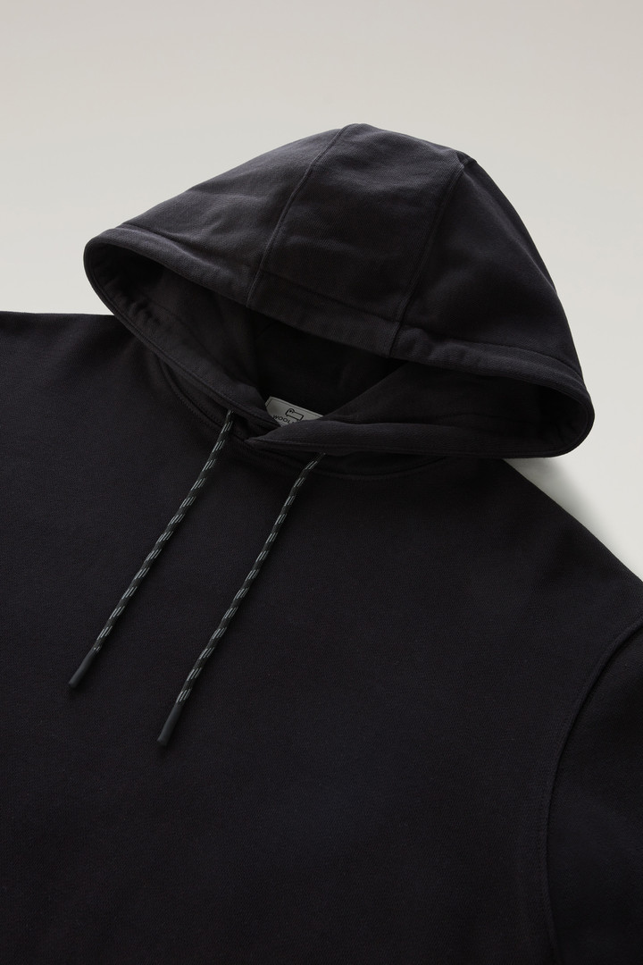 Us Trails Pure Cotton Hoodie Black photo 6 | Woolrich