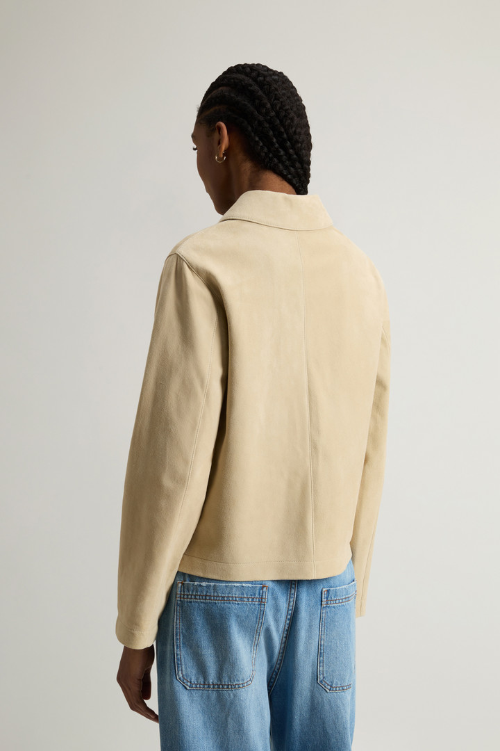 Suede jacket Beige photo 3 | Woolrich