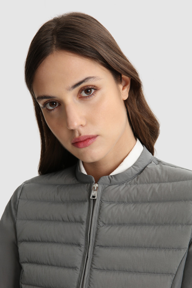 Violet quilted jacket