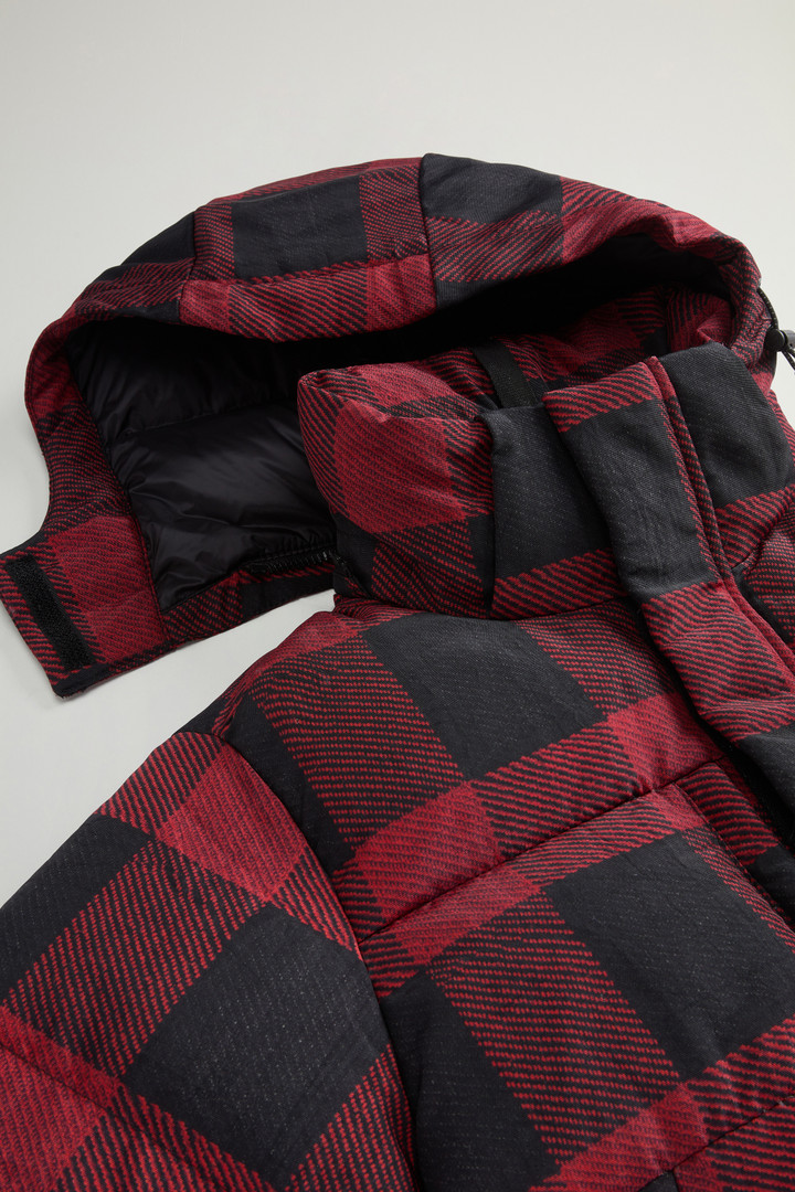 Short Check Parka in Olmetex Nylon by Todd Snyder Multicolor photo 10 | Woolrich