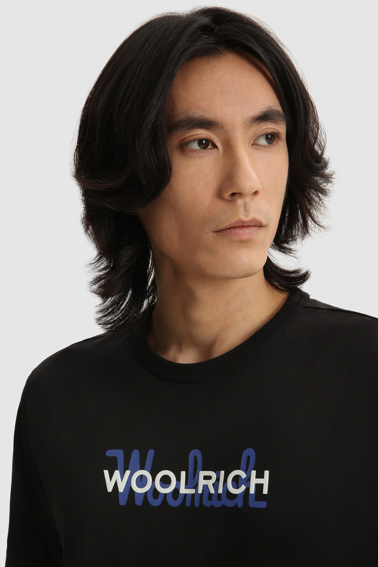 T-shirt en coton avec grand logo