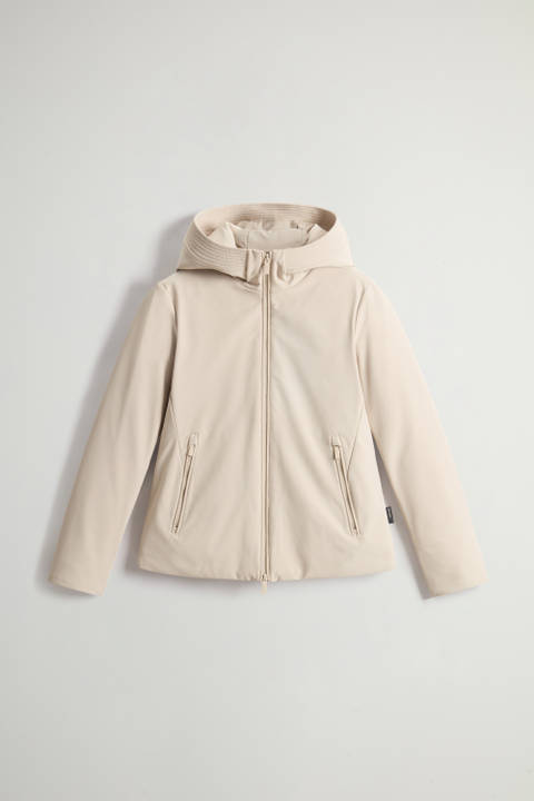 Firth Parka courte en Tech Softshell Khaki photo 2 | Woolrich