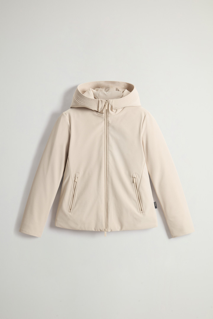 Firth Parka corta de Tech Softshell Beige photo 5 | Woolrich