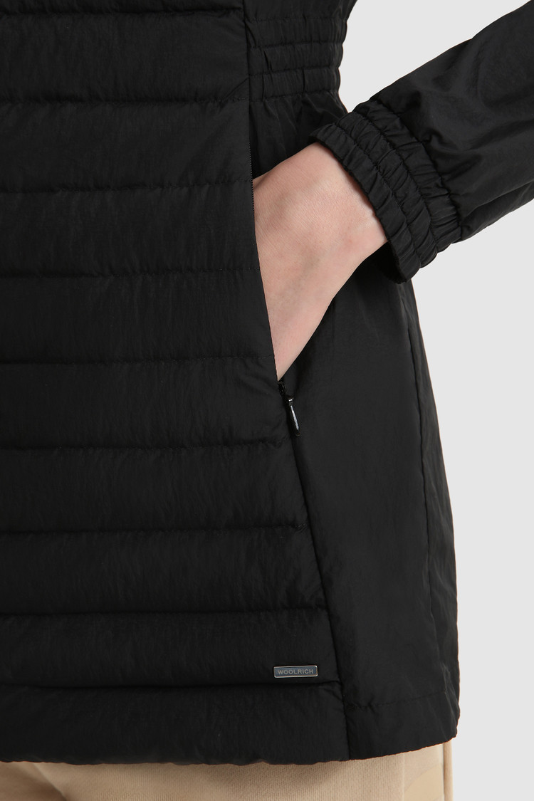 Gewatteerde parka met capuchon Violet