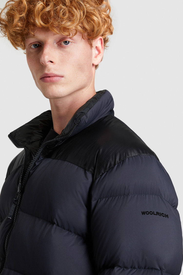 Wendbare Muffle Daunenjacke