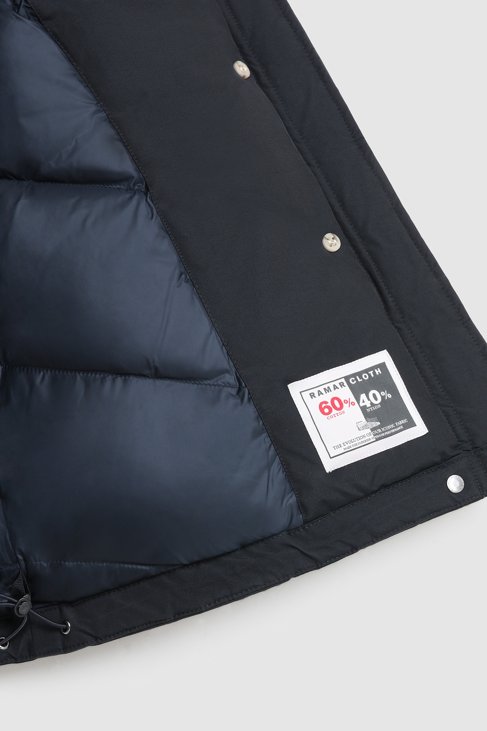 Short Arctic Parka with Removable Fur Blue photo 10 | Woolrich