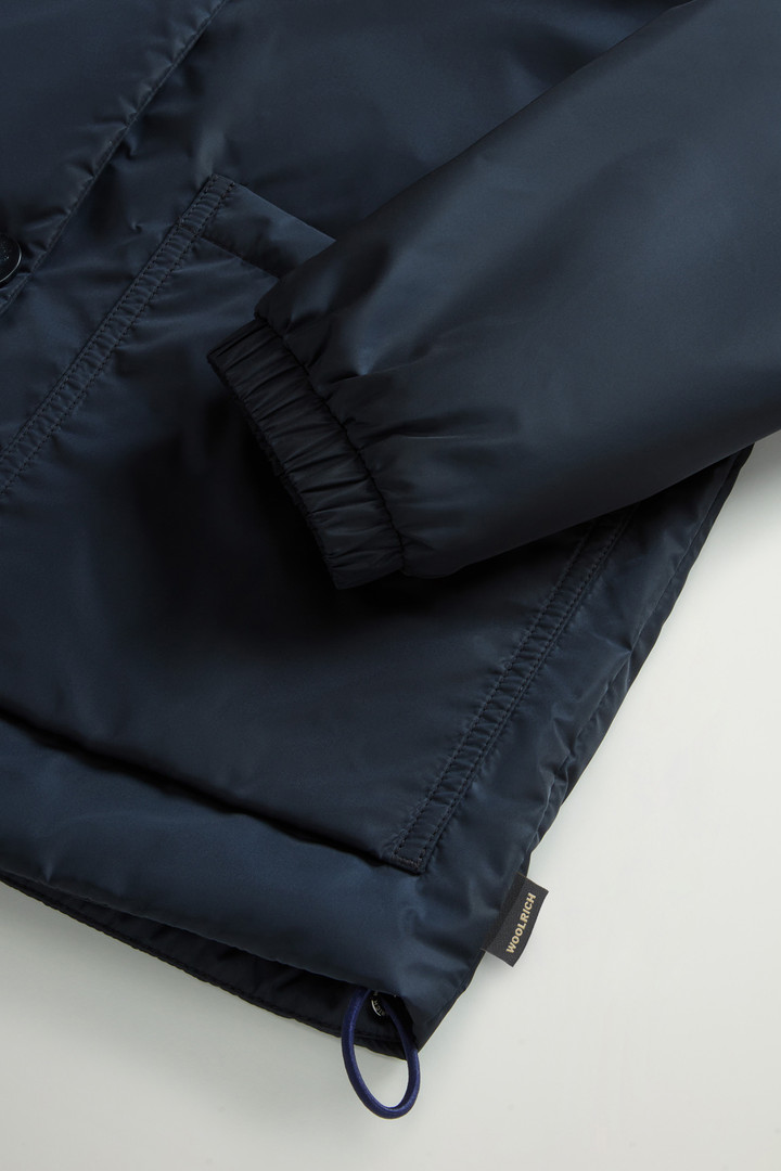 Crewneck Jacket in Nylon Blue photo 7 | Woolrich