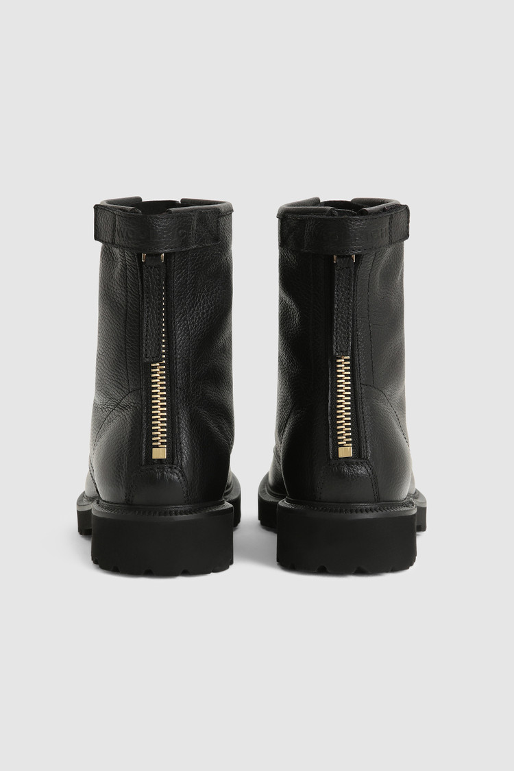 Bottes Spring City en cuir foulonné