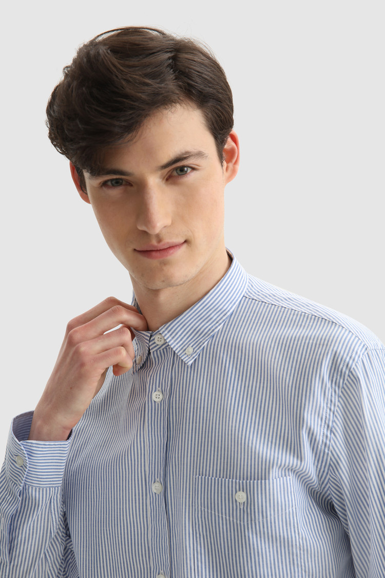 Camisa Oxford de puro algodón