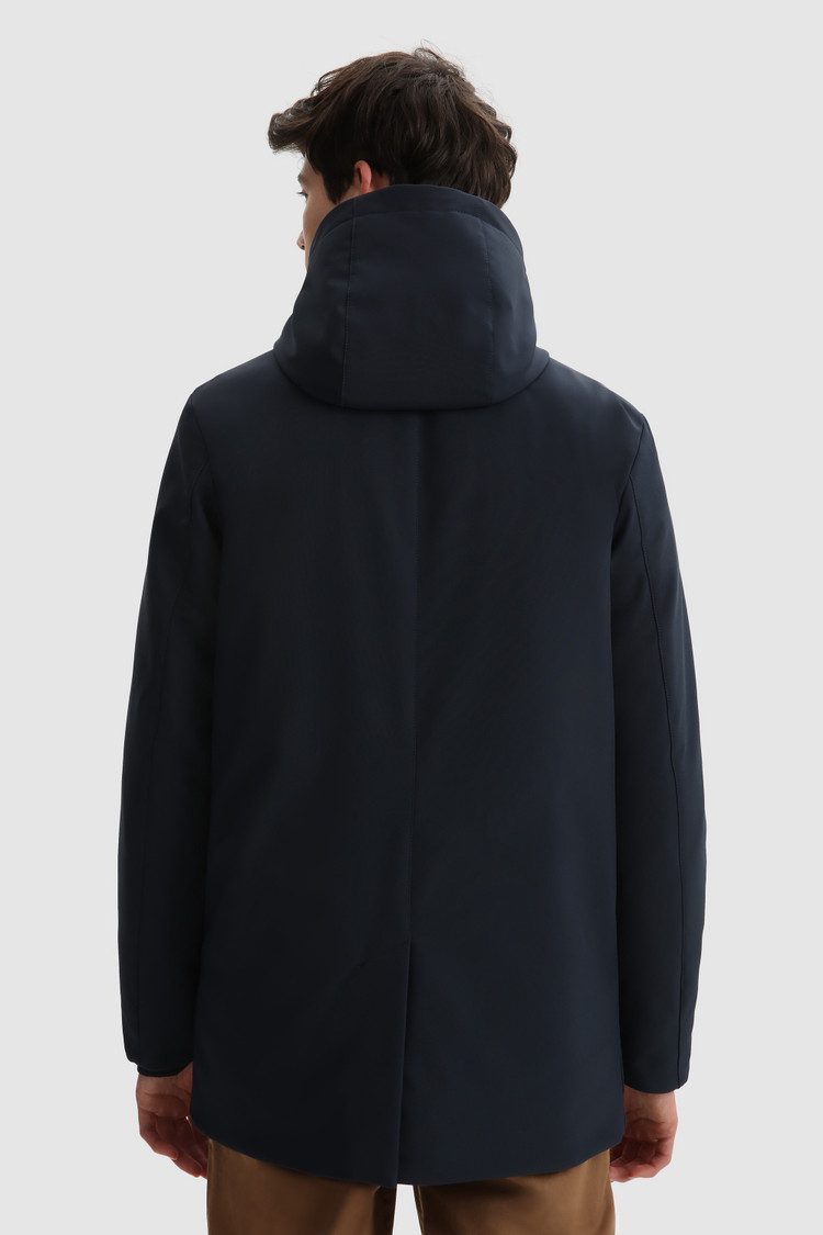 Giacca Barrow Mac in soft shell con cappuccio removibile