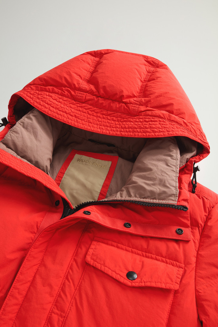 Garment-Dyed Quilted Nylon Parka Orange photo 6 | Woolrich