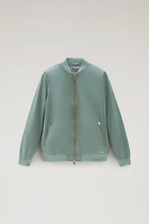 Bomber Charlotte in Urban Touch Verde photo 2 | Woolrich