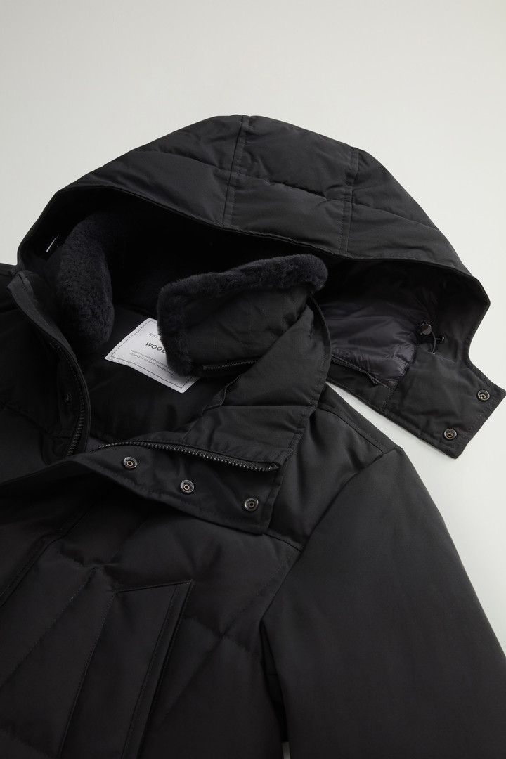 Blizzard Field Jacket in Ramar Cloth Black photo 8 | Woolrich