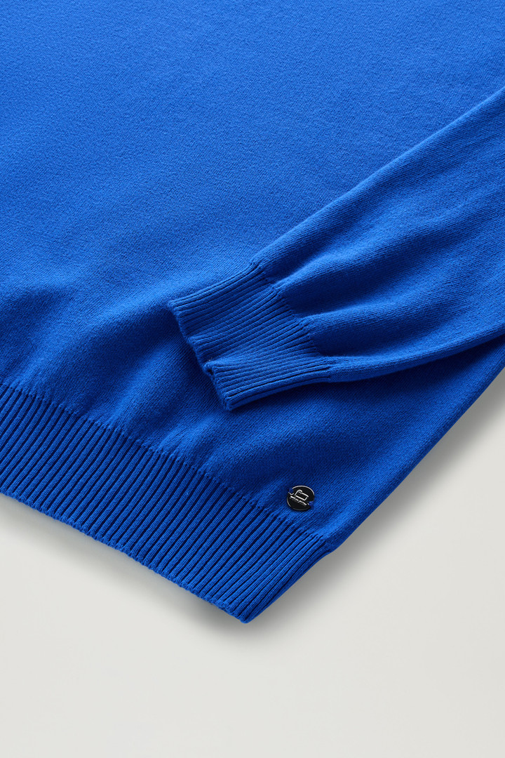 Jersey de cuello alto con media cremallera Azul photo 7 | Woolrich