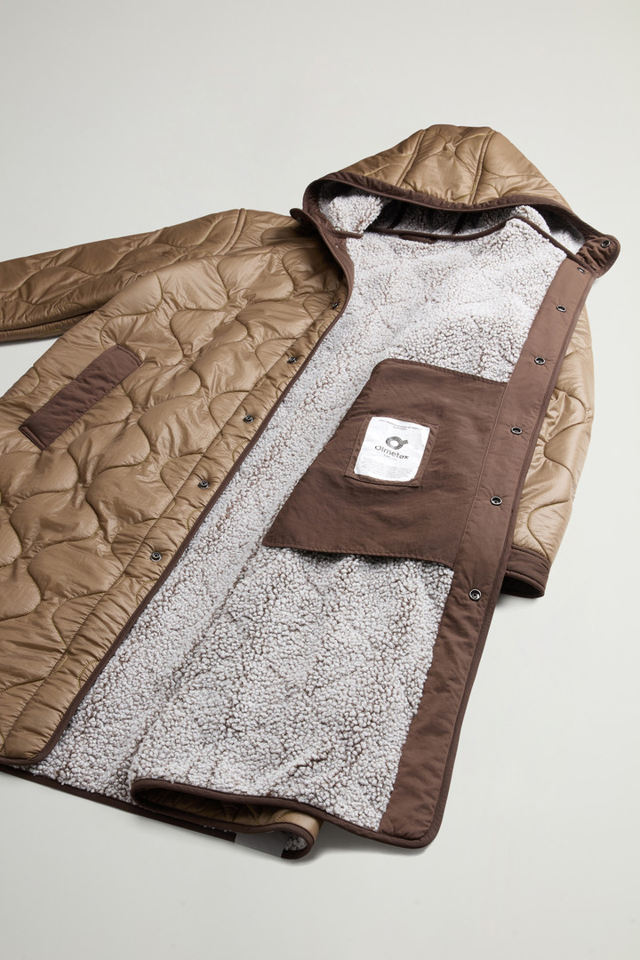 Quilted Coat with Sherpa Lining by Todd Snyder Beige photo 8 | Woolrich