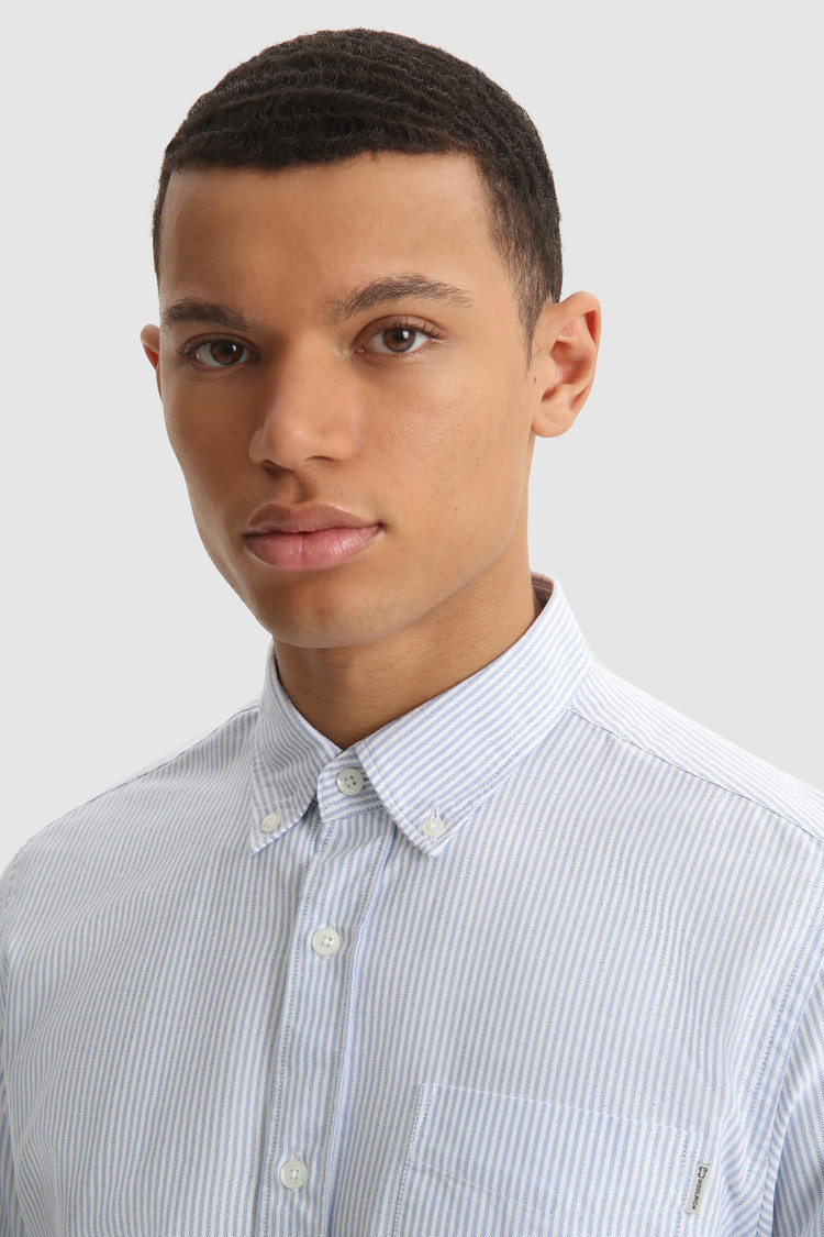 Camisa Oxford de algodón grueso