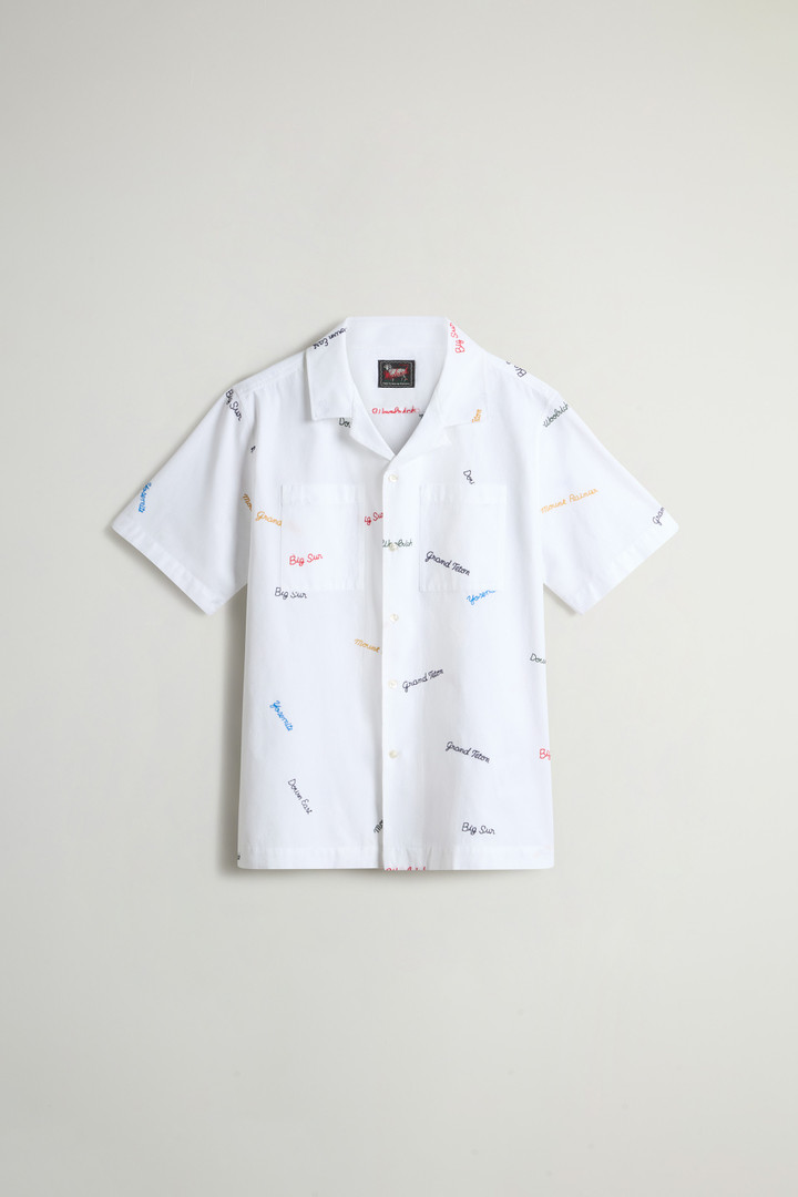 Pure Cotton Shirt with Embroidery by Todd Snyder White photo 5 | Woolrich