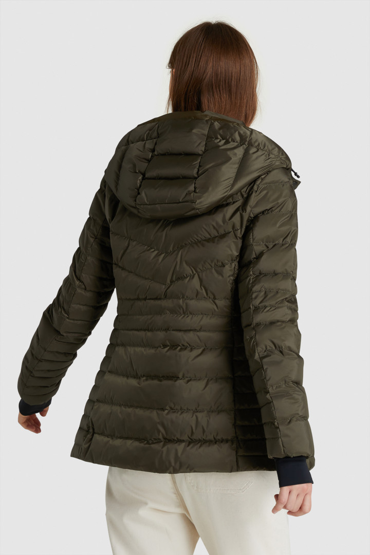 Hooded tech jacket
