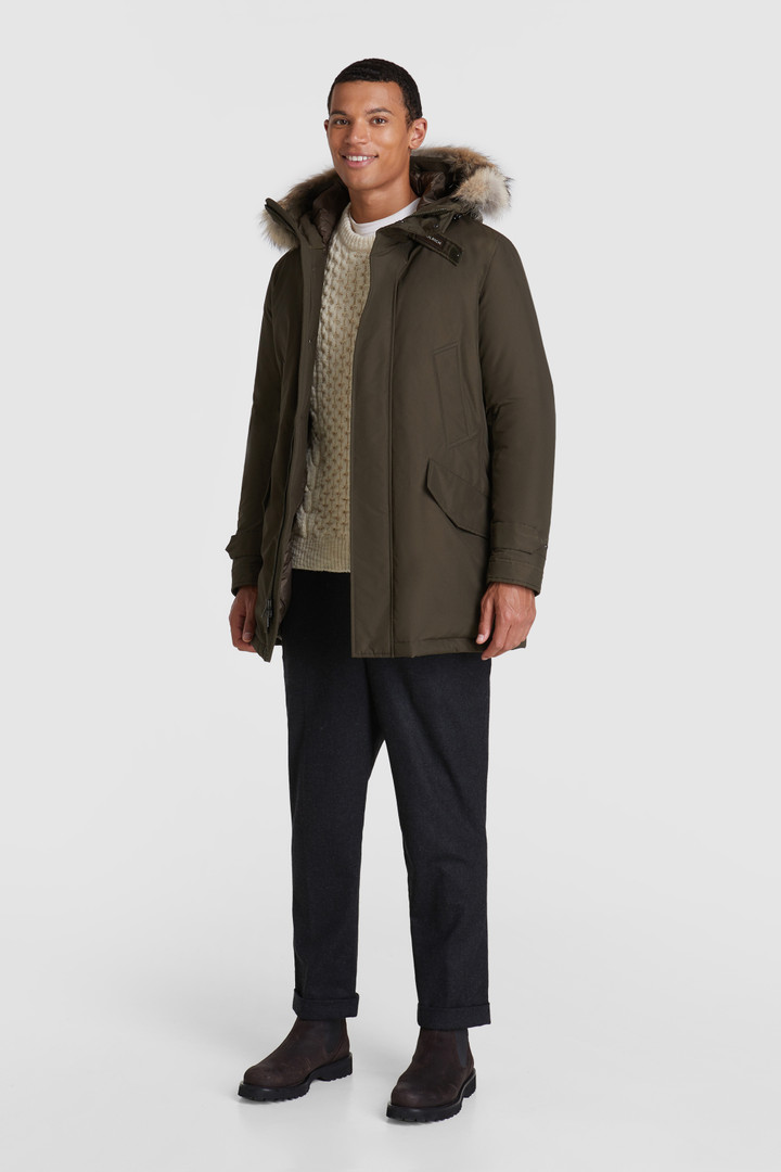 Polar Parka collo alto, pelliccia di coyote