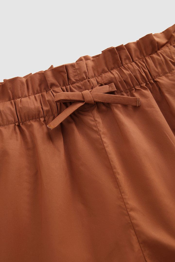Cotton Poplin Shorts Brown photo 5 | Woolrich