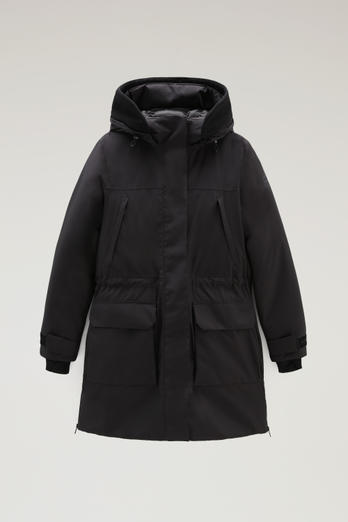 Harveys Waterproof Parka in Pertex Revolve Black | Woolrich