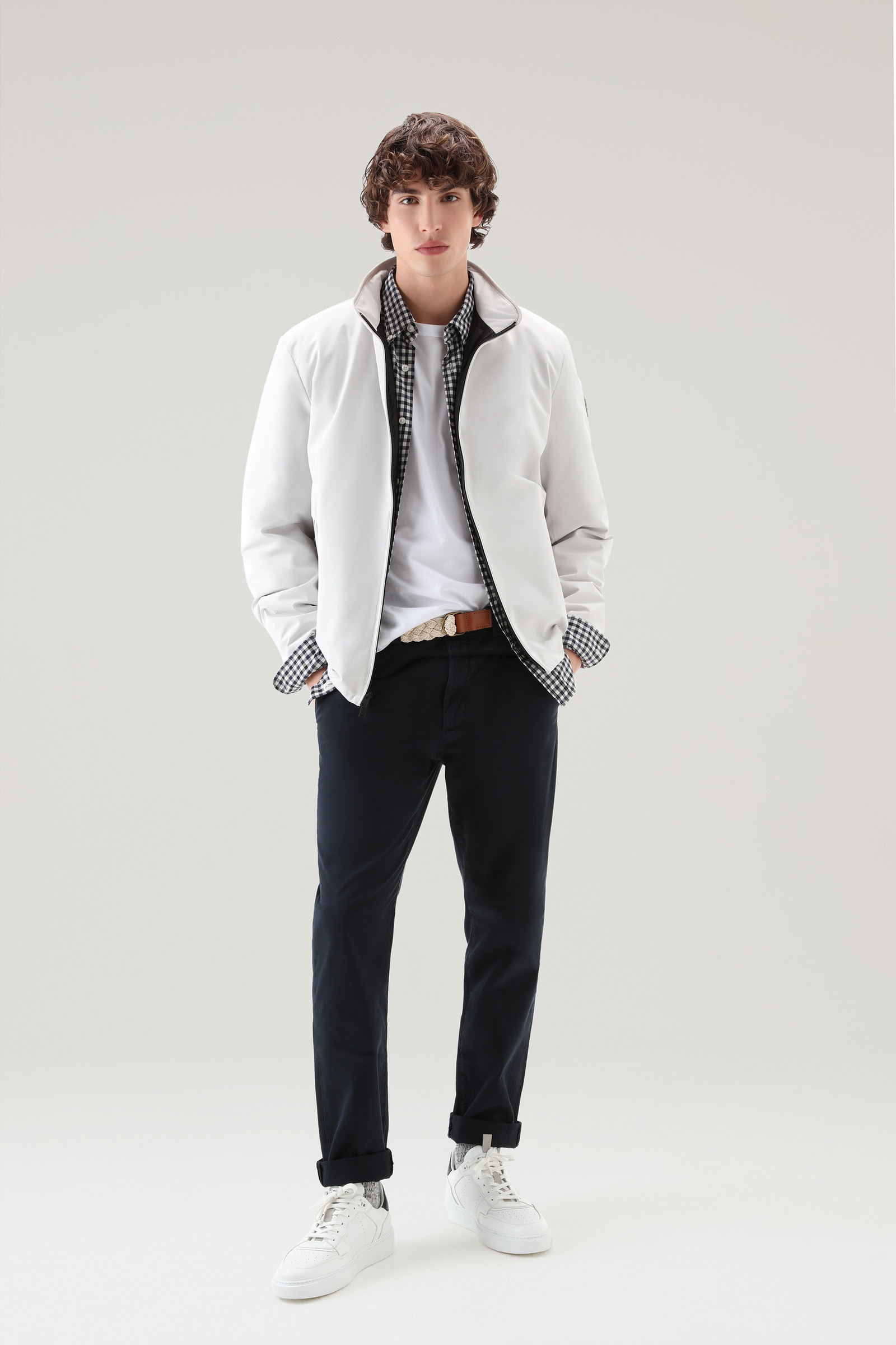 Padded Sailing Bomber White photo 2 | Woolrich