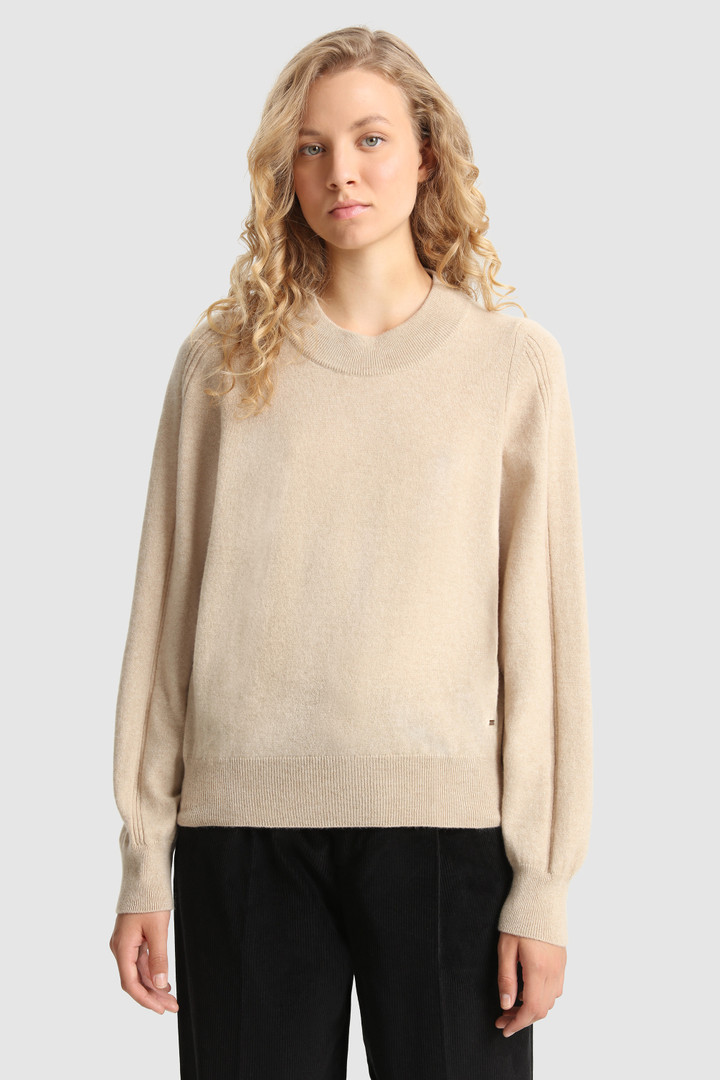 Jersey con cuello redondo de cashmere
