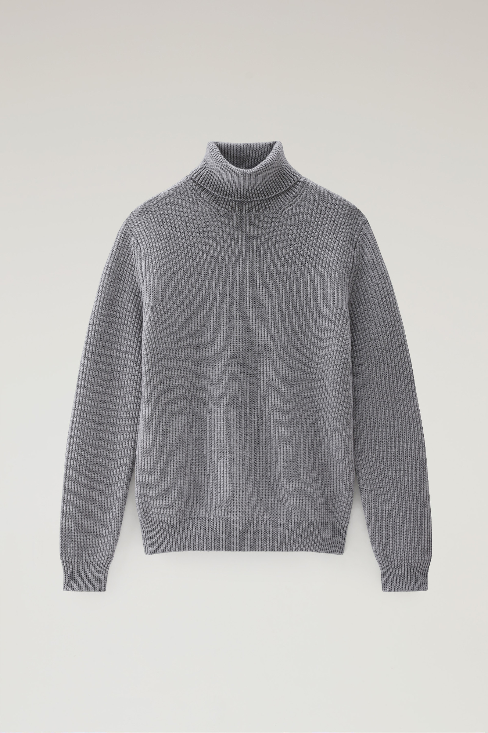Trui met col van zuivere merinowol grey photo 5 | Woolrich