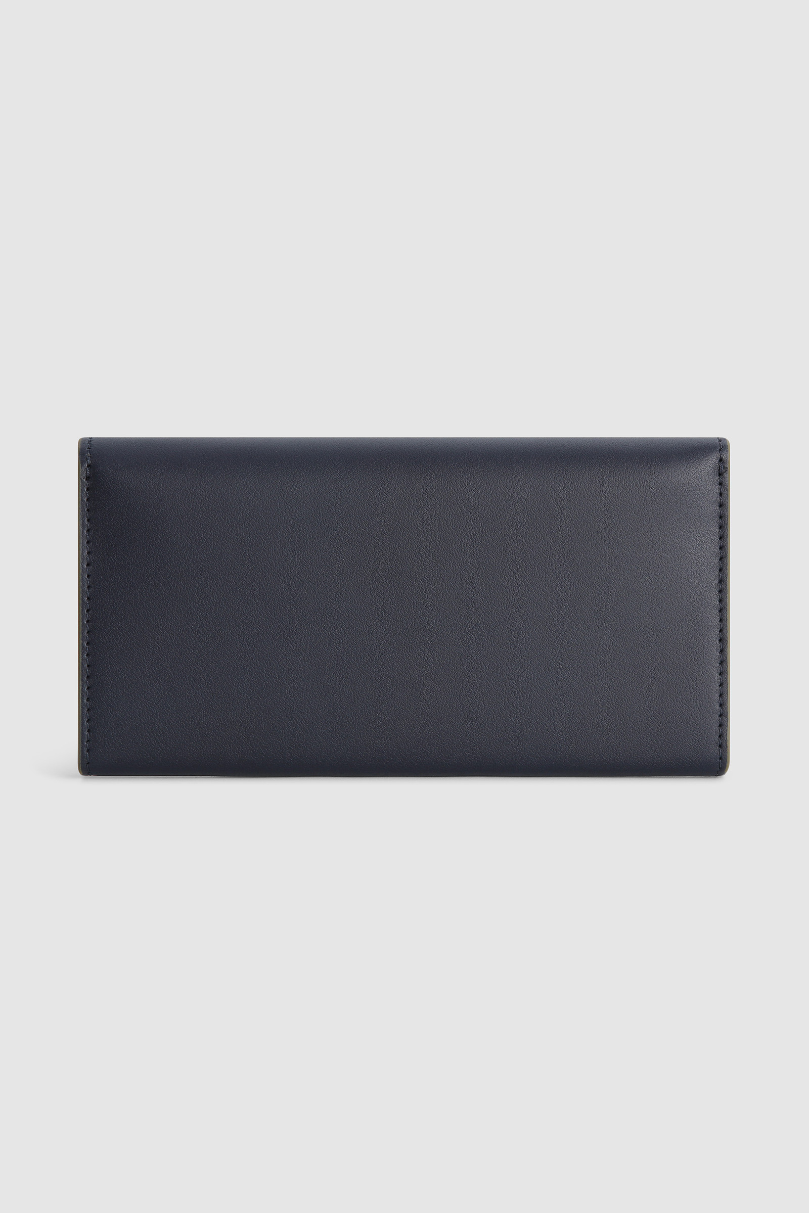 Portefeuille en cuir bleu photo 2 | Woolrich