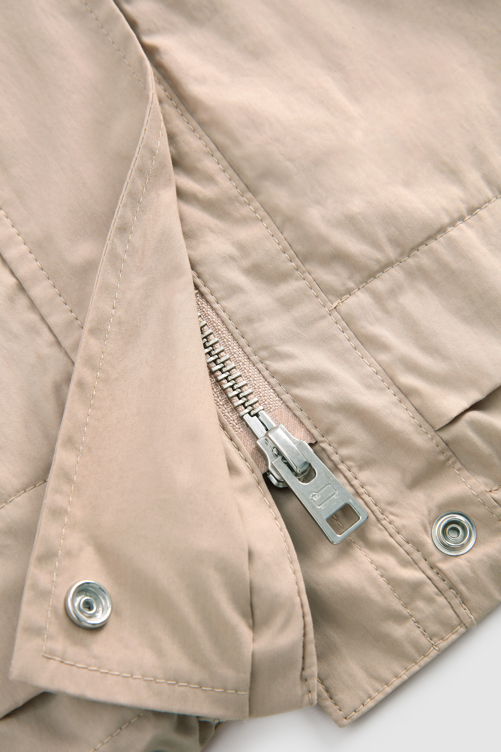 Kendall Jacket in Cotton Nylon Blend Beige photo 11 | Woolrich