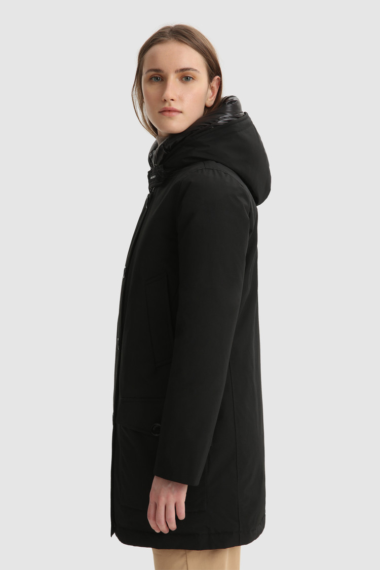 Arctic Parka a collo alto con doppio cappuccio