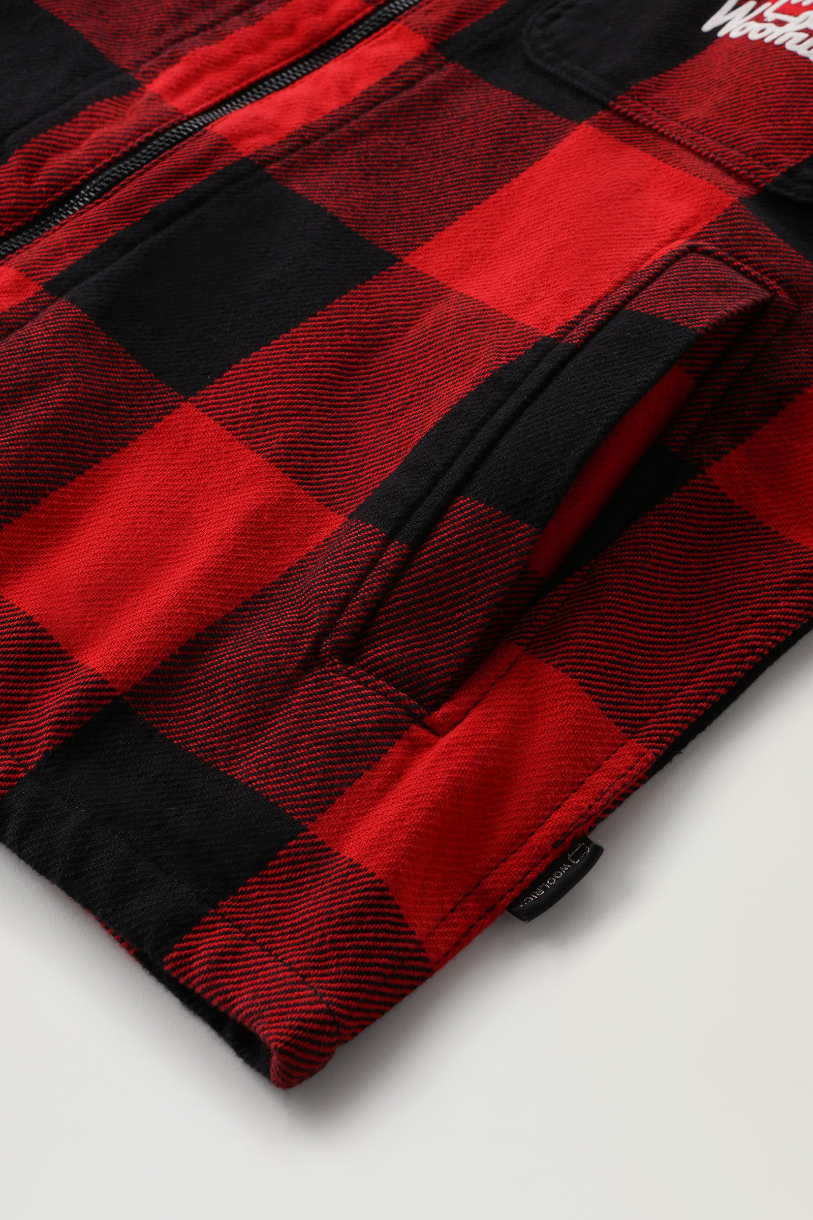 Giacca a camicia Timber a quadri in flanella rosso photo 7 | Woolrich