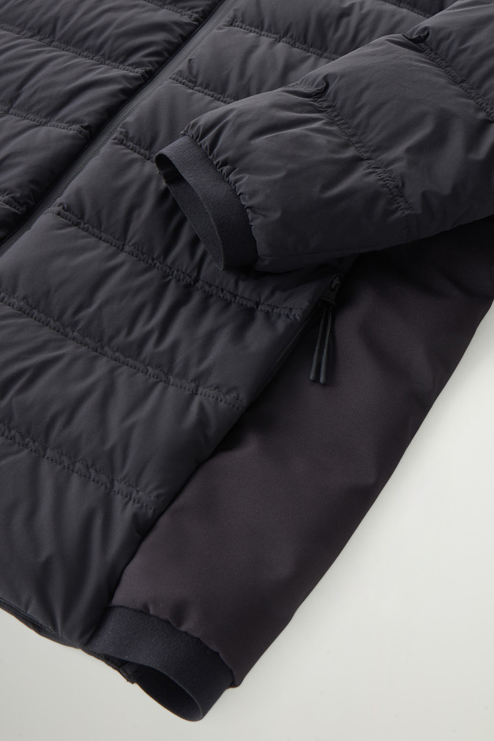 Bering Down Jacket in Stretch Nylon Black photo 9 | Woolrich