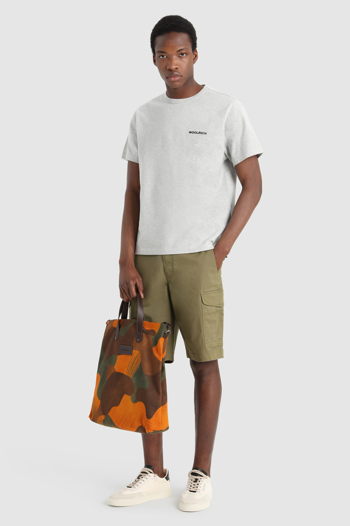T-Shirt mit Aufdruck auf der Rückseite Grau photo 3 | Woolrich
