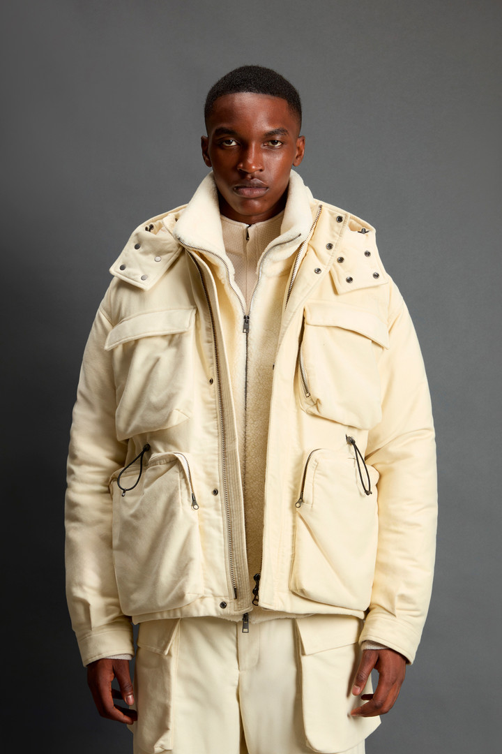 Stretch Cotton Jacket by Todd Snyder White photo 1 | Woolrich