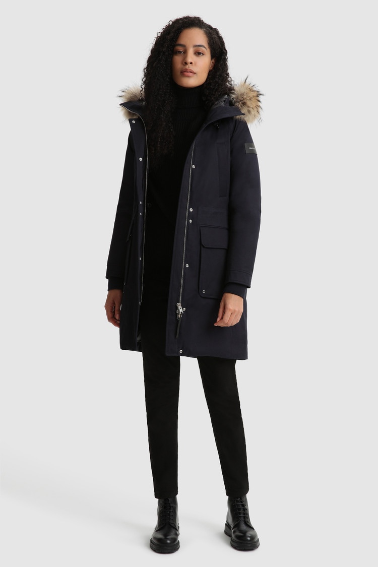 Parka longue Yetna avec fourrure amovible