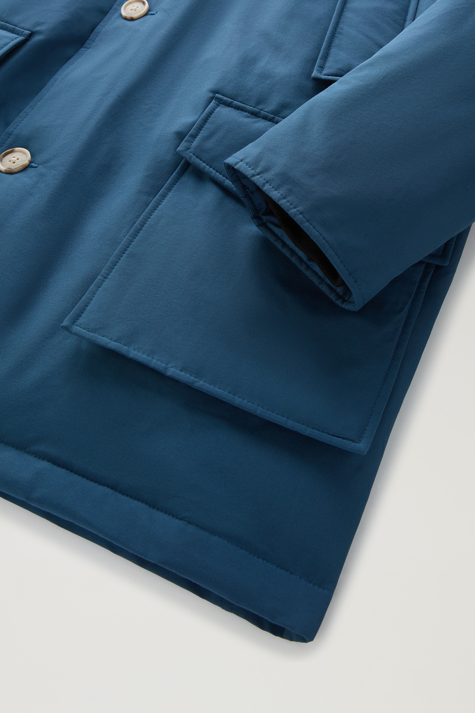 Arctic Parka in Ramar Cloth con pelliccia removibile blu photo 4 | Woolrich