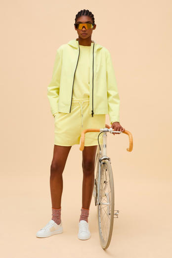 Wasserdichte Jacke aus Light Stretch Gelb | Woolrich